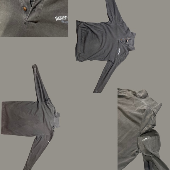 Men's Medium Harley Davidson button up - Picture 2 of 2